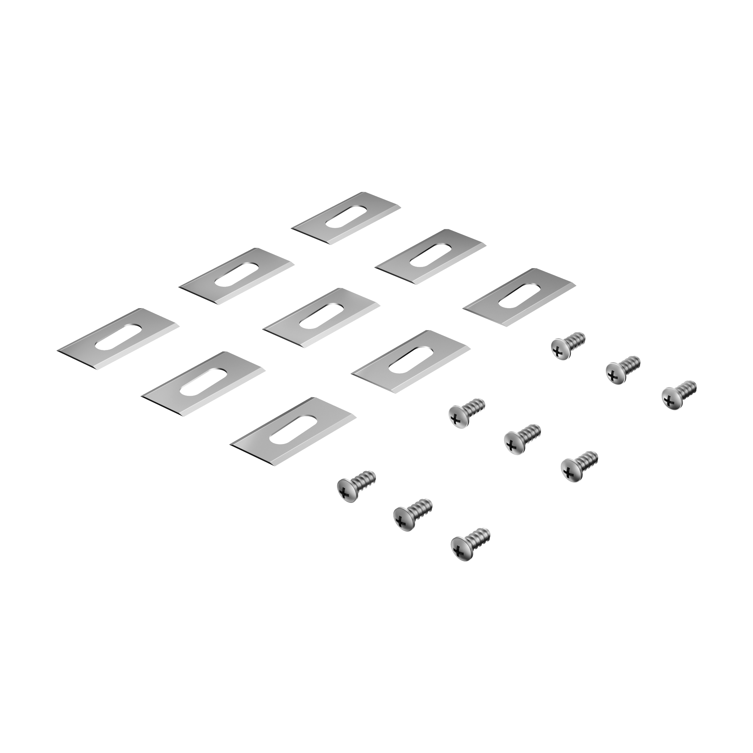 UBHOME M10 Replacement Blades & Screws - Precision Cut for Lawns