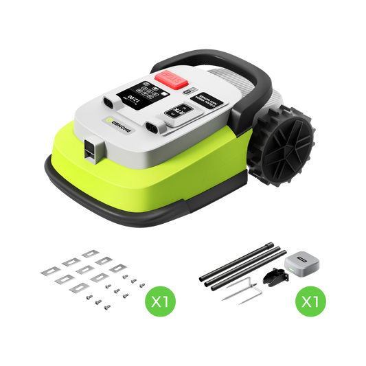 UBHOME M10 Robot Mower Bundle One Reference Station Kit and One-Bag of Cutting Blades