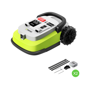 M10 Robot Mower Bundle Two Reference Stations | Automatic Front/Back Yard Mowing