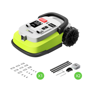 UBHOME M10 Robot Mower Bundle Two Reference Station Kits and One-Bag of Cutting Blades